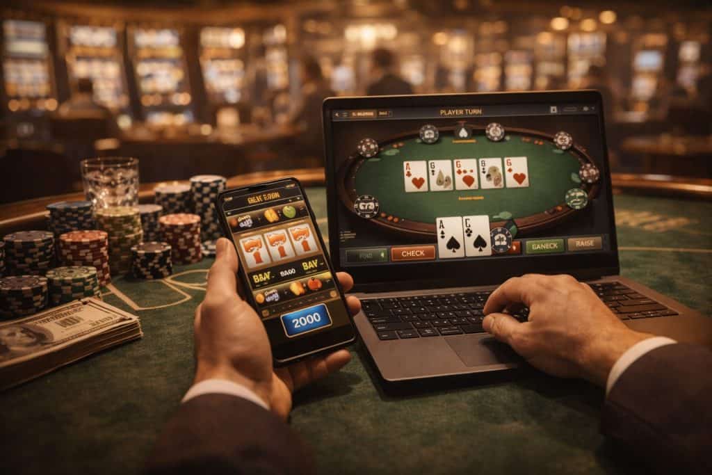 Cómo cambió el casino con la llegada de internet